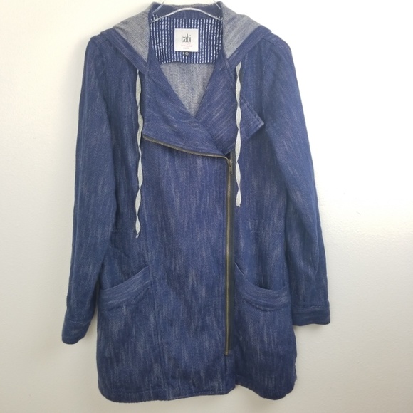 Cabi Adventure Anorak Hooded Chambray Jacket - Picture 6 of 8